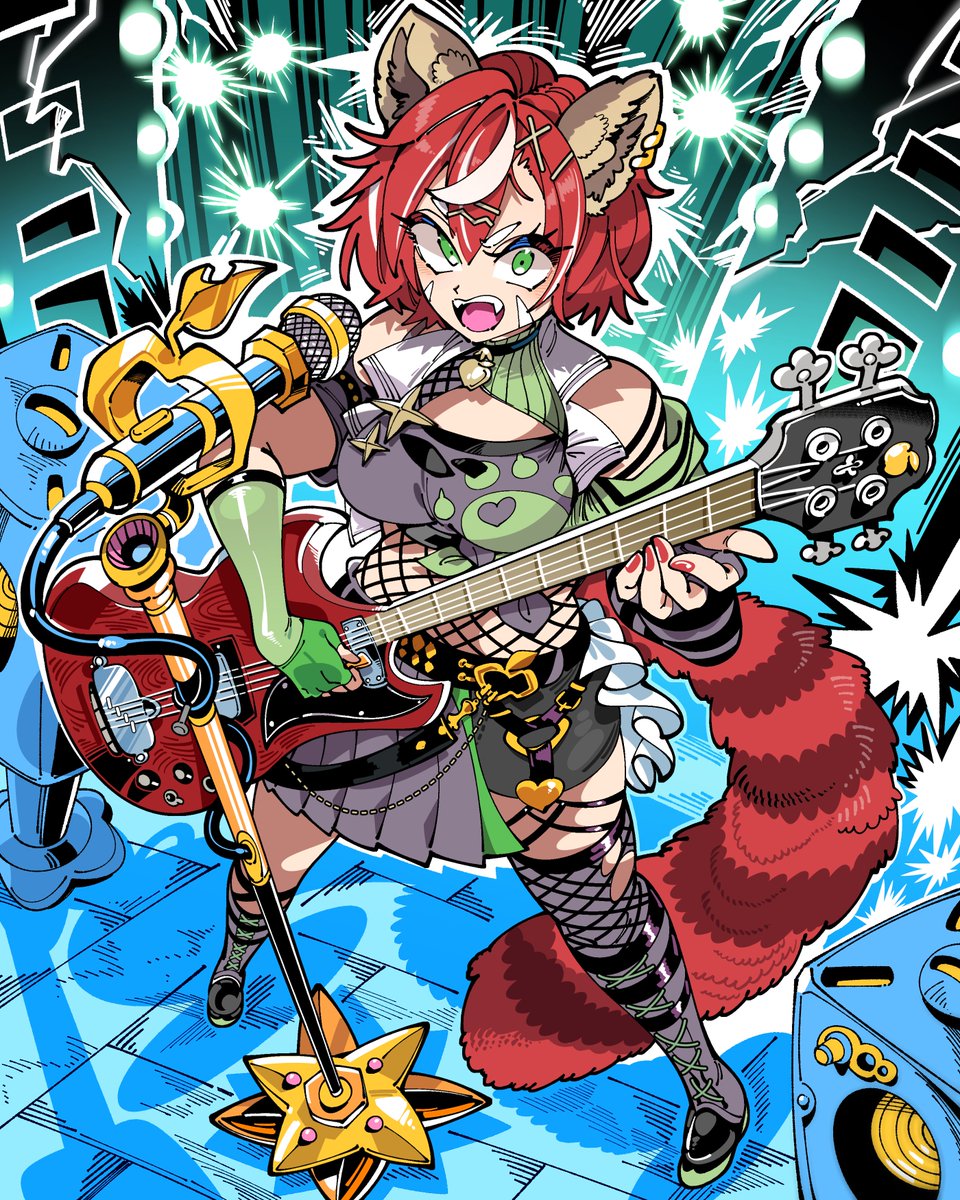 🎶 "Our dreams will never die,
but the present doesn't last
There may be walls in our way,
but we'll just break them down" 🎶

🍎✨

🎨: <a href="/kafun/">かふん</a> 
#Khillustration #AppleCorps