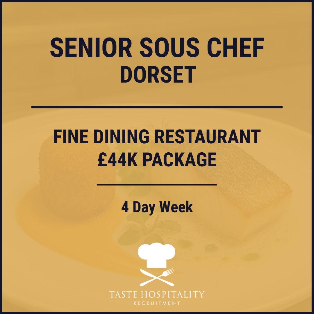 We're now recruiting a Senior Sous Chef for a brilliant coastal restaurant with incredible produce and a driven, supportive team.

Message us for more details or apply via our website!

#HospitalityJobs #ChefJobs #SeniorSousChef
