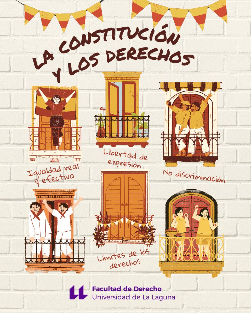 📢 IMPULSAMOS la primera exposición conmemorativa de la Constitución Española de la Facultad de Derecho de la <a href="/ULL/">Universidad de La Laguna</a> 🇪🇸

Aborda algunos derechos fundamentales y se vincula con temas de máxima actualidad e interés en el ámbito jurídico. 

Ya puedes visitarla en nuestro hall 🏛️