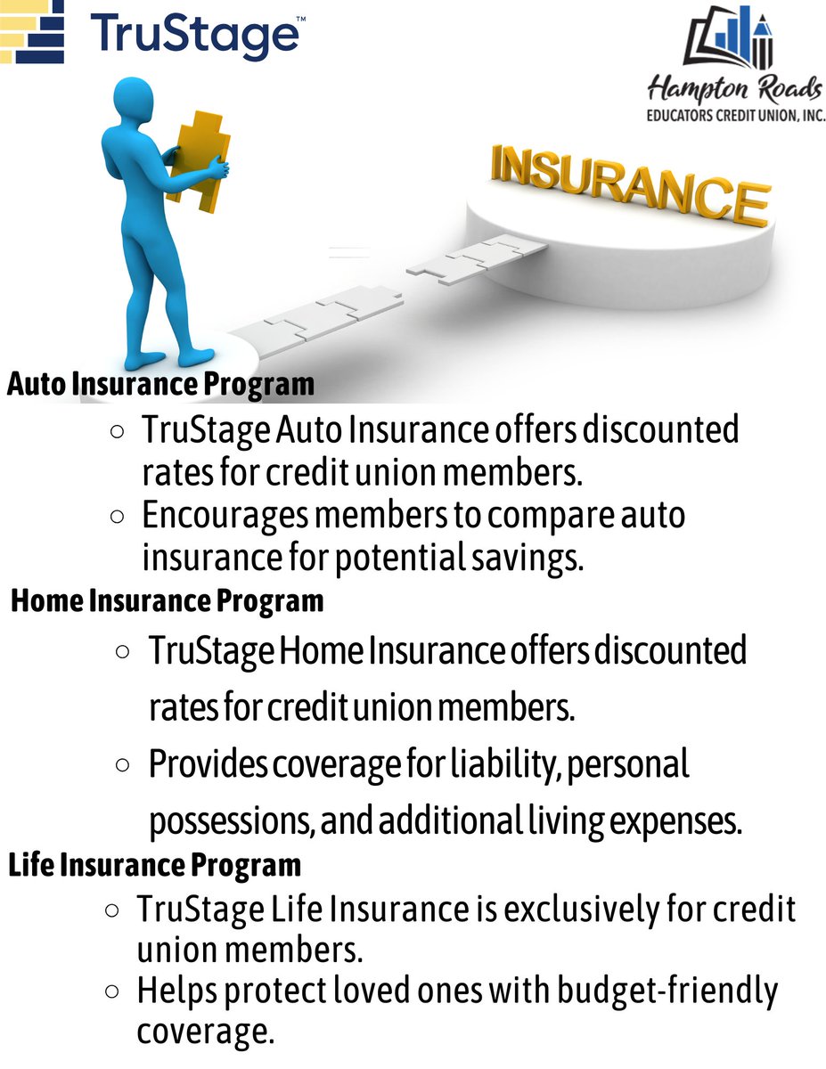 HREducatorsCU's tweet photo. Are you looking for a fresh start to the new year? Start with protection! Our partners at TruStage can help you with the safety you need. Visit our website https://t.co/1VXYh74vnc or visit our branch for more information. https://t.co/M9KWFxT3IK