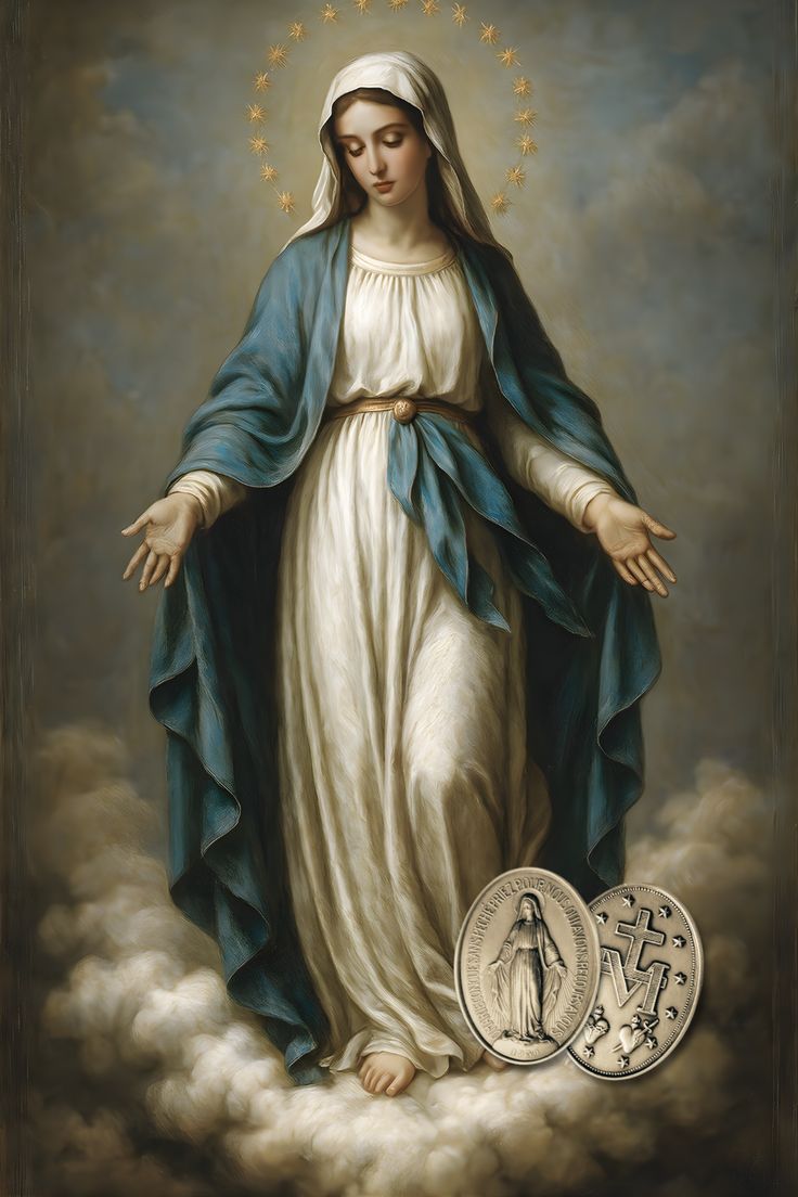 Mothermary0012's tweet photo. Our Lady of  Miraculous Medal pray for us https://t.co/s8j2zVc8fg
