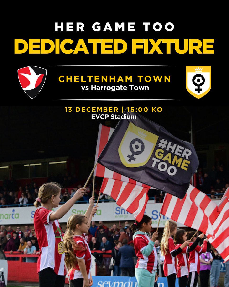 Her Game Too Cheltenham Town FC tweet media