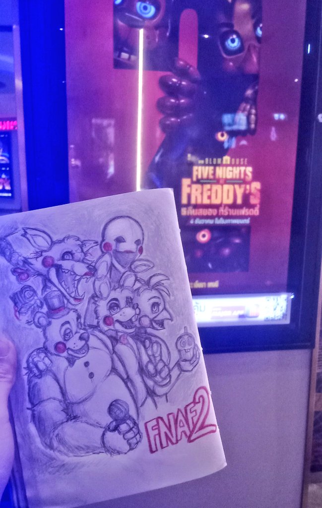 GabrielArt_B's tweet photo. Everything makes me feel like I was 8y again...🥹💖 #FNAFMovie #FNAF https://t.co/OFDunPBroa