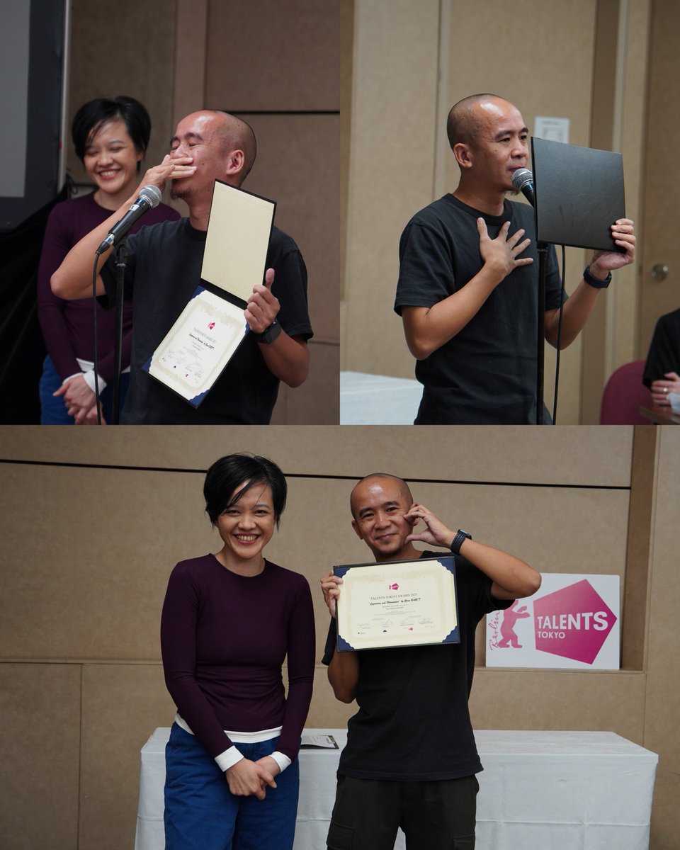 タレンツ・トーキョー 2025 | タレンツ・トーキョー・アワード

🌟グレン・バリット (Glenn Barit・フィリピン・監督）

『Luzonensis and Floresiensis』

*賞金30万円は共催者より贈呈されます。

グレン監督、おめでとうございます！✨🙌