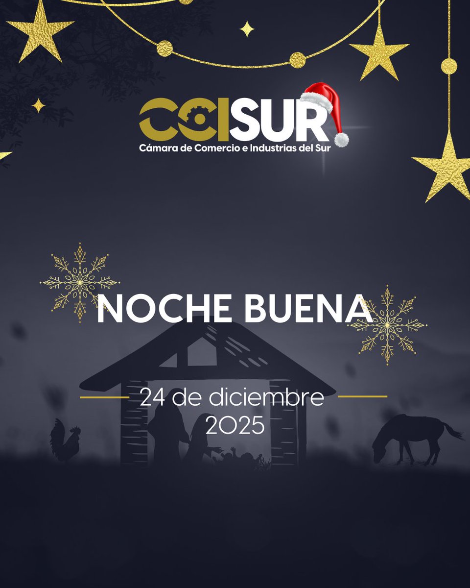 🎄✨ Que la magia de esta noche llene nuestros hogares de paz, unión y esperanza.
Celebremos en familia, compartiendo amor y agradeciendo por cada bendición. 🙌💙
¡Que la luz de Nochebuena ilumine nuestros corazones! 🌟
