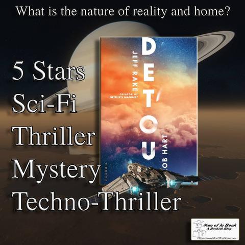 A new #bookreview of Detour by Jeff Rake and Rob Hart is - #scifi story about the first privately funded mission to Titan, Saturn’s moon

manoflabook.com/book-review-de…

#NetGalley #detour #sciencefiction #sff