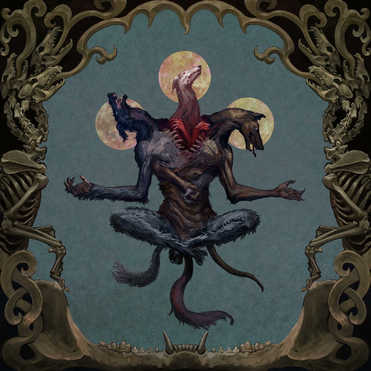 Cerberus by Yun Huai Huang
artstation.com/artwork/P610W3