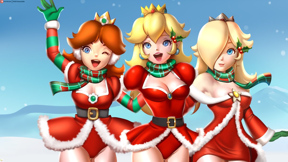 DidiLuneStudio's tweet photo. 🎄✨ Kicking off the holiday season by sharing this old Nintendo Princesses Christmas fanart I made a while back.
During this season, I’ll be giving away free wallpapers, so stay tuned to claim yours! 🎁💫
Hope you like it, and happy December! 🎅❤️ https://t.co/2gUdijW99w