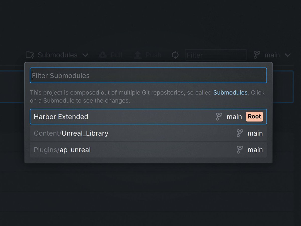 New update is out: Git submodule support

If you want to reuse components such as plugins across projects, use shared libraries or work with external contractors and need better access control, submodules will make this possible.