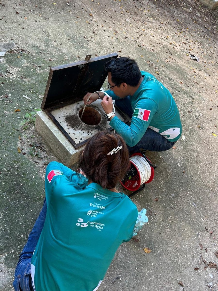 📷 Monitoreo de pozos en Playa del Carmen: analizando cómo evoluciona la intrusión del agua salada en el agua dulce de nuestra región 
#CentinelasDelAgua #Monitoreo #IntrusiónSalina #Acuífero #PlayaDelCarmen #CuidamosCadaGota