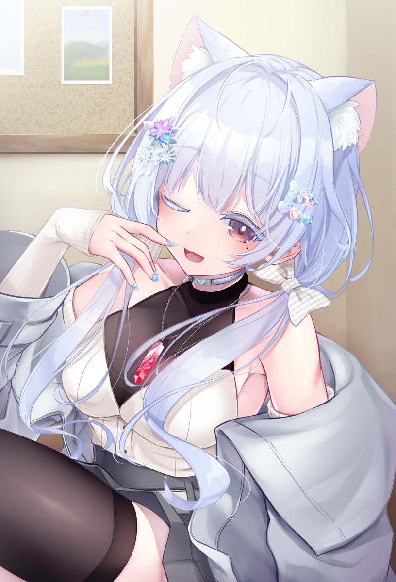 Skebリクエスト募集中!プロフのリンク、もしくはpotofuのリンクから飛べます。VRCアバター、オリキャラ、版権キャラ等NSFWでも大丈夫なので是非!