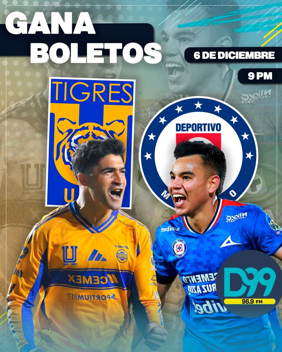 🔥Gana boleto para el partido de <a href="/clubtigres/">club-tigresdelnorte</a> 🆚 @cruzazul 🔥

Participa aquí --->  instagram.com/p/DR2OO2Yjt2u/…