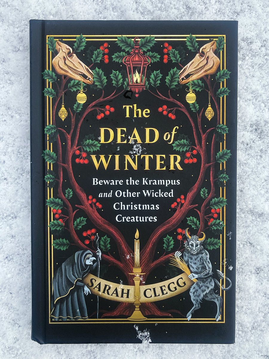MyDarkLibrary's tweet image. 👹Krampus is Coming👹 We had the tiniest dusting of snow today and nothing could be more appropriate on the eve of Krampusnacht! We recommend snuggling in and reading THE DEAD OF WINTER by Sarah Clegg.