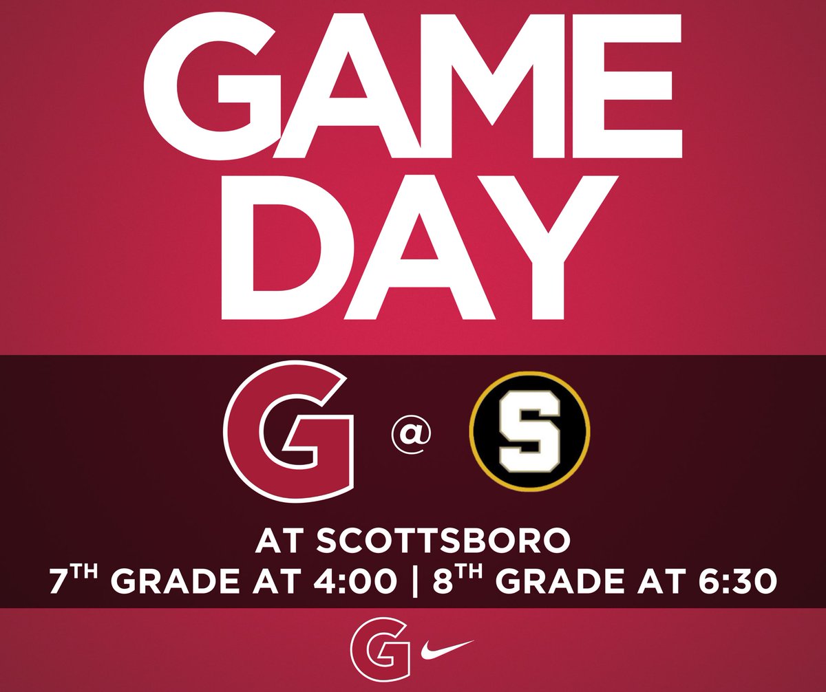 GMSwbb's tweet photo. It’s game day for 7th and 8th grade girls at Scottsboro!! 7th grade plays at 4 and 8th grade plays at 6:30!🏀🐾 https://t.co/s5f7Epqvz9
