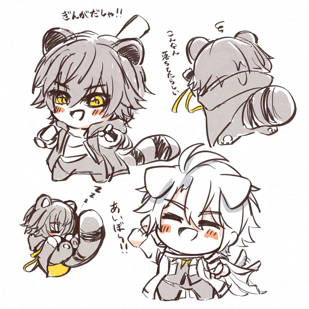 ちび描くの下手なんですけど今日は可愛いかも