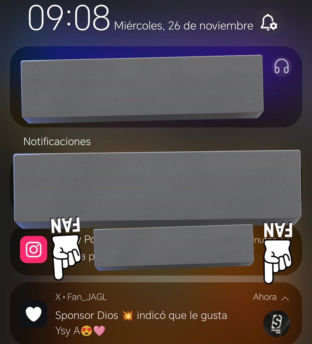 jagl_02's tweet photo. AAAAAAA me dio me gusta la página de Ysy A🥹🩷espero que algún día me llegue a dar me gusta o contestar por ig él😭🫂 https://t.co/xgkYPZ8YEW