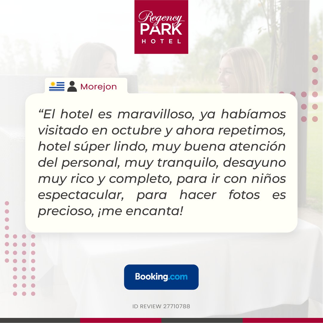 RegencyHotelsUY's tweet photo. Las mejores experiencias se cuentan solas. ✨ https://t.co/8HheoPglQa