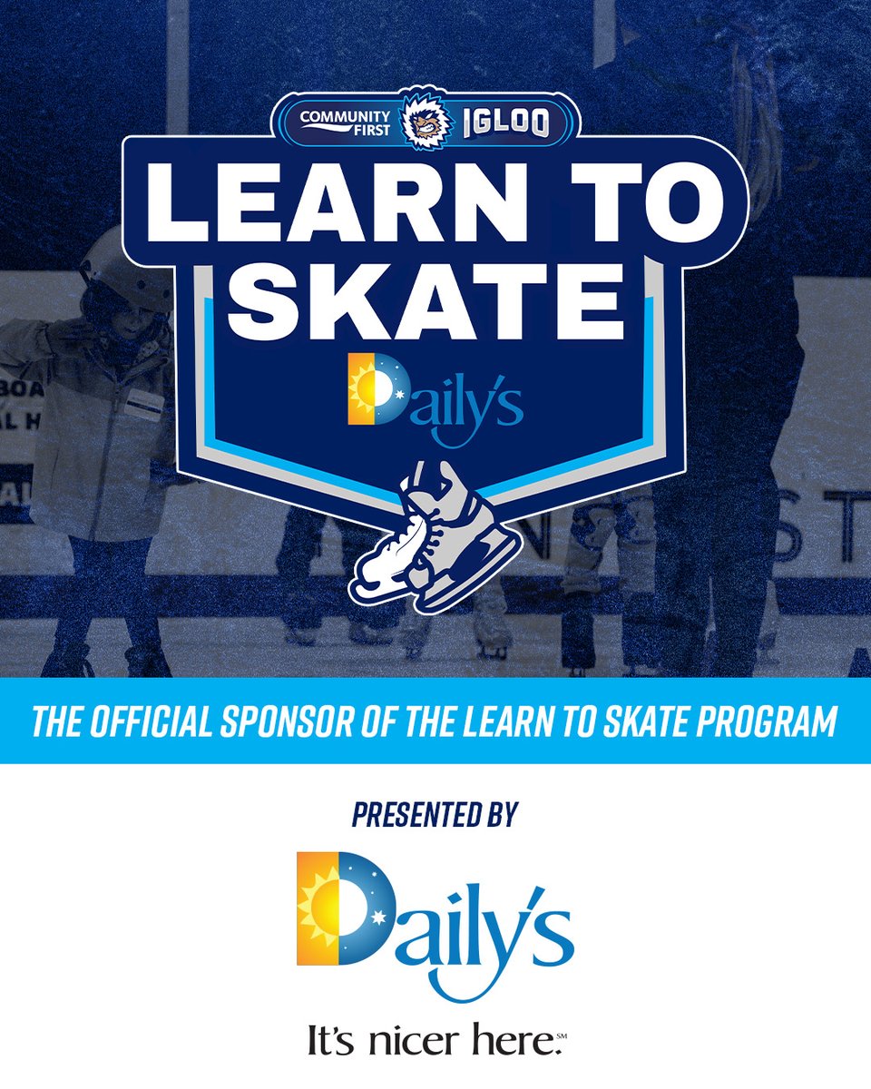 Big news! We’re excited to welcome <a href="/dailys_dash/">Daily's</a> as the official sponsor of our Learn to Skate Program.

From first steps on the ice to mastering new skills, this partnership helps us bring even more fun and confidence to our skating community.
 
🔗 bit.ly/4atZ3Lc