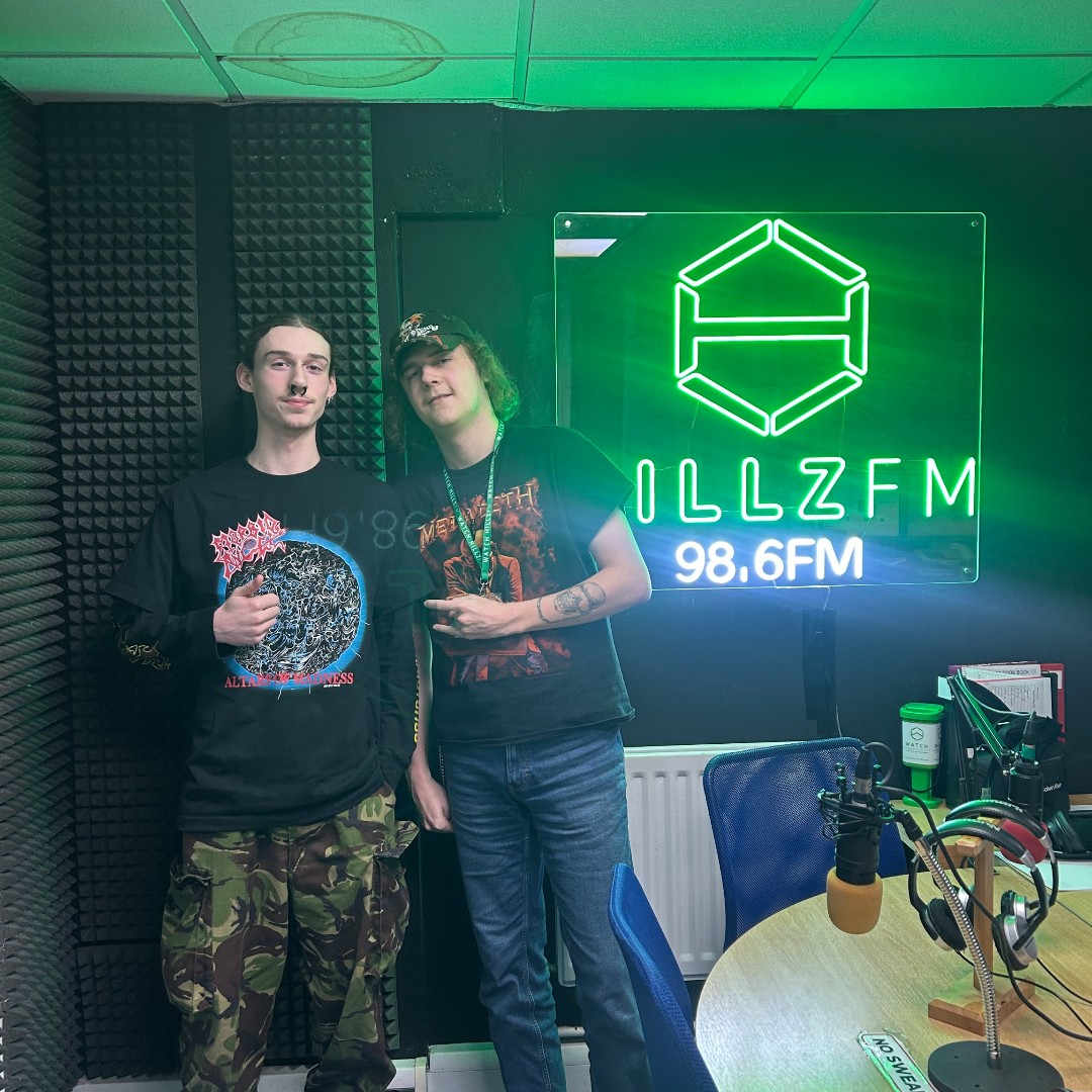 Huge shoutout to Rufus from CHAOS for joining Josh on Thursday Thrash today! 🤘
They talked all things Coventry metal and more.
Missed it? Catch the full interview on Listen Again via the Hillz FM app or website. Show some love! 
#ThursdayThrash #HillzFM #CHAOS #ListenAgain