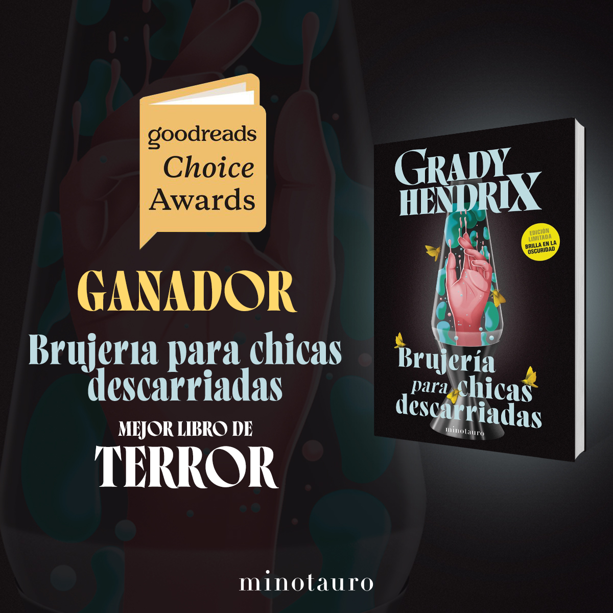 minotaurolibros's tweet photo. #BrujeríaParaChicasDescarriadas de @grady_hendrix se corona como "Readers' Favorite Horror 2025" en los @goodreads Choice Awards con casi 60.000 votos 🖤✨

¡Gracias por leer, votar y celebrar este libro con nosotros!

🧙‍♀️ https://t.co/uNTy7DLCqK

#GoodreadsChoice https://t.co/beTNASHUs4