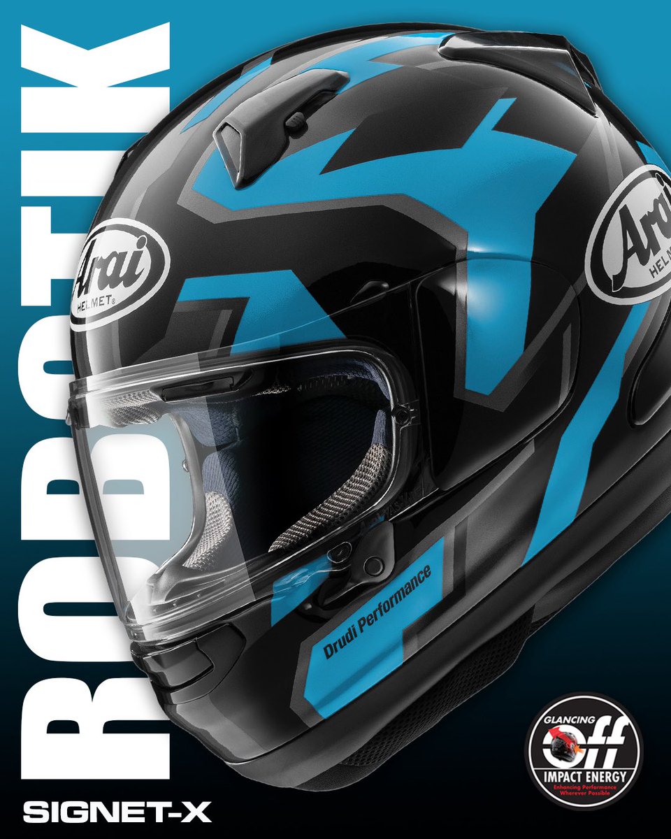 AraiAmericas's tweet photo. Check out the new “Robotik” graphic on the Arai Signet-X!

Futuristic, bold, and unmistakably Arai — the Robotik graphic brings a modern edge to one of our most trusted street helmets.

See more at https://t.co/4scfyMcMpt

#Arai #AraiHelmet #SignetX #Robotik https://t.co/HLlqewikfm