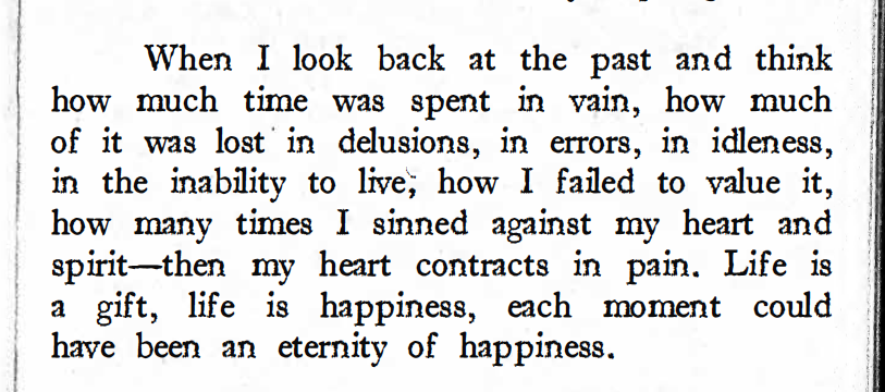 Dostoevsky, life is a gift