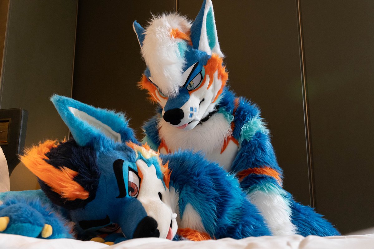 Interaction between Twins!
<a href="/TangMoEat/">แตงโม</a> 
 #FursuitFriday