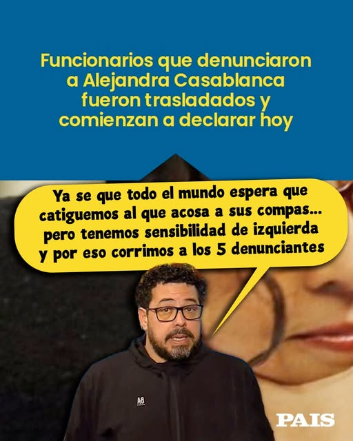 ⏩𝑬𝒍 𝒑𝒐𝒅𝒆𝒓 𝒅𝒆 𝒍𝒐𝒔 𝒅𝒆𝒓𝒆𝒄𝒉𝒐𝒔 𝒉𝒖𝒎𝒂𝒏𝒐𝒔 ❗
Los Cinco funcionarios que denunciaron por violencia laboral a la secretaria de Derechos Humanos para el Pasado Reciente, Alejandra Casablanca, FUERON TRASLADADOS...?