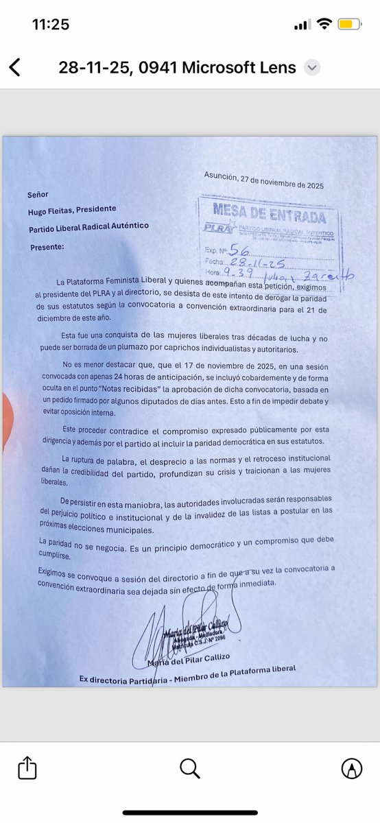 femliberalpy's tweet photo. 📢 ¡Las mujeres liberales no vamos a retroceder!
Aunque nuestras notas de reclamo siguen sin respuesta. 
⬇️⬇️⬇️ https://t.co/EfLDSdMX6L