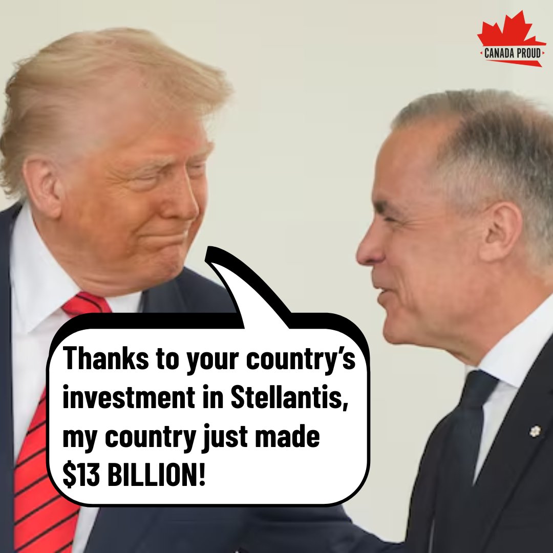 WeAreCanProud's tweet image. Donald Trump endorsed Mark Carney and got everything he could've wanted out of it.