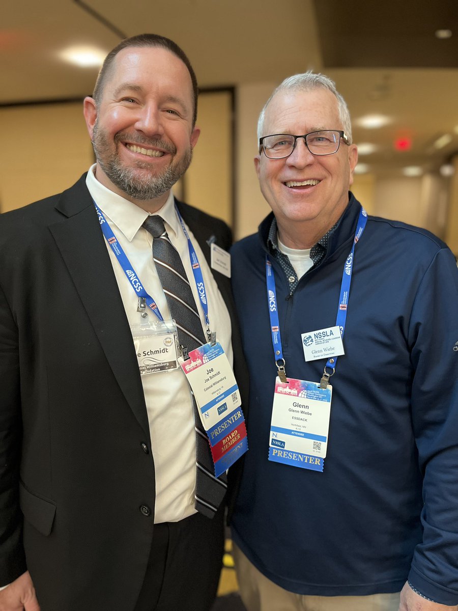 Meeting old and new friends is a huge part of #nssla25!. (And some great learning opportunities!) #sschat #socialstudies <a href="/nsslasocstudies/">nsslasocstudies</a> <a href="/NCSSNetwork/">National Council for the Social Studies (NCSS)</a>