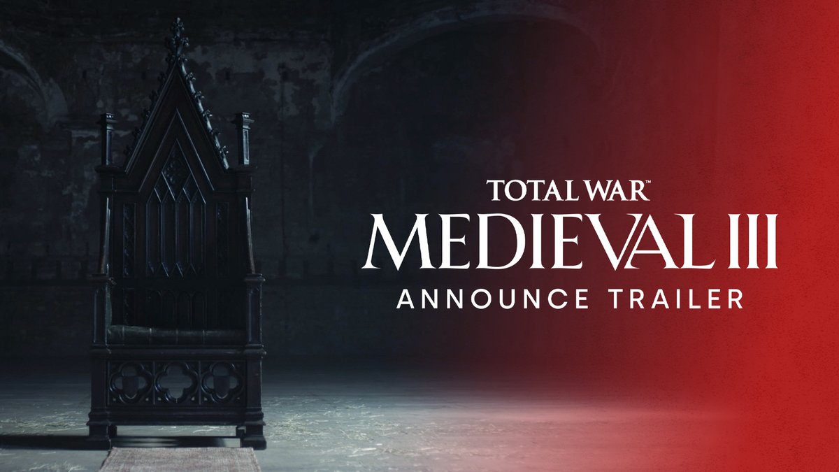 totalwar's tweet image. Total War: MEDIEVAL III is now in early development!

This isn’t just a sequel; it’s the rebirth of historical Total War. 

👀 youtu.be/qFKhUJTnC-E