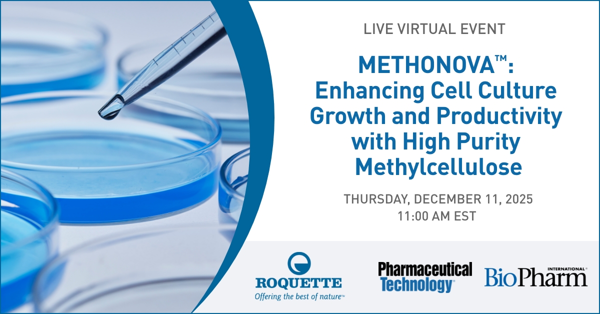 Unlock the potential of high-purity methylcellulose in biotech. Join our upcoming webinar to explore how METHONOVA™ enhances cell culture performance and supports safer cryopreservation.

Register Now: hubs.li/Q03VRWGH0