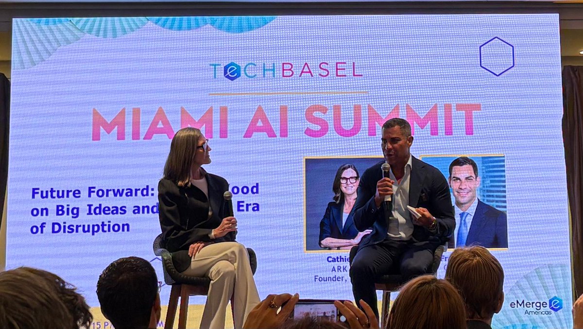 hellorecruiter1's tweet image. What a day at the Miami AI Summit. Our founders met leaders from Google, NVIDIA, Meta, and visionary thinkers driving the next wave of AI. Huge thanks to the organizers for an incredible forum. Energized for what’s next. #HelloRecruiter #TechBasel