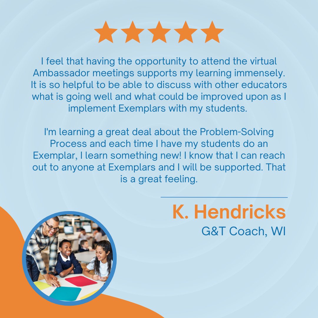 ExemplarsK12's tweet image. Ready to see the joy your students can have for problem-solving? 💡 

Join a community of educators who are transforming their classrooms!

APPLY TO BE AN EXEMPLARS AMBASSADOR TODAY!

Apply Here: bit.ly/444DixM

#ExemplarsAmbassador #MathChat #ProblemSolving #ApplyToday