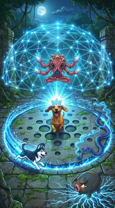 <a href="/IOHK_Charles/">Charles Hoskinson</a>  called it a “memecoin pentad.”
A pentad = a group of five working together.

This is BIG because:

He included Luna among the top Cardano memes

It hints at unity + collaboration 🐾

It could mean cross-raids, shared support, or even a shared meta

This is a signal