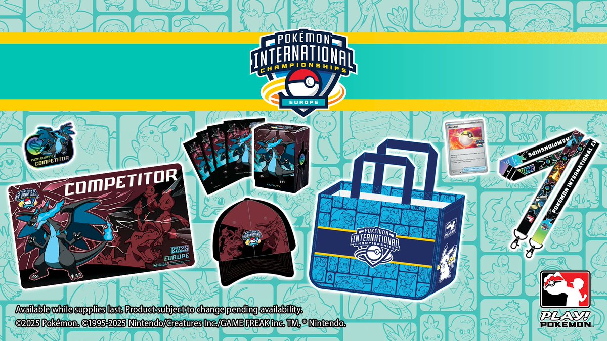 CbuttyVGC's tweet image. EUIC competitor kits dropped

Love it