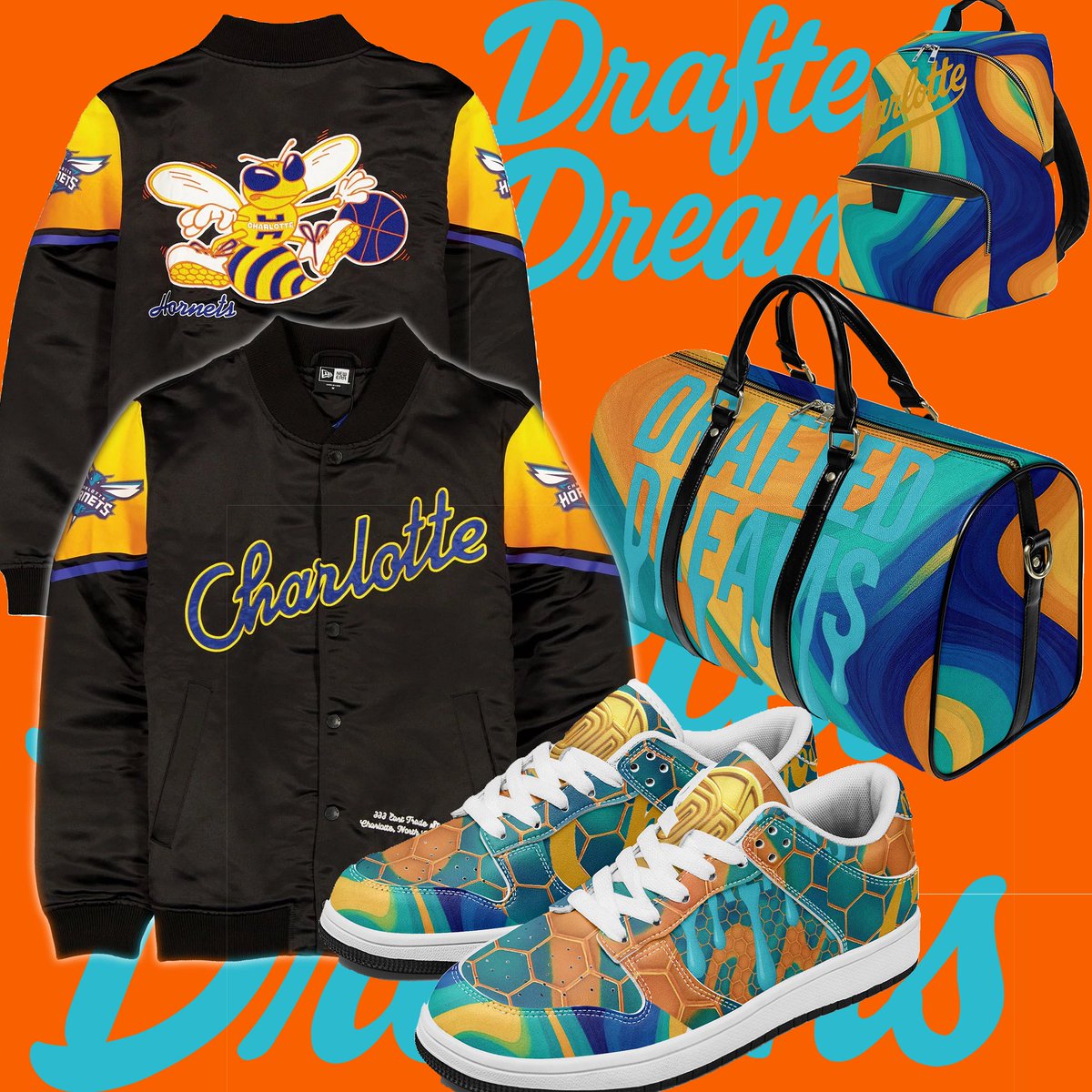 BigBronze's tweet photo. This is for anybody trying to go pro in life — in sports, business, music, whatever your lane is. Keep pushing.

If you rep the Carolinas like me, check out my clothing line and rock with the movement.
🐝🏀💙 Drafted Dreams → https://t.co/PbBcl5M8M1

Dream it! Speak it! Be it! https://t.co/OBe5yE8Dpb