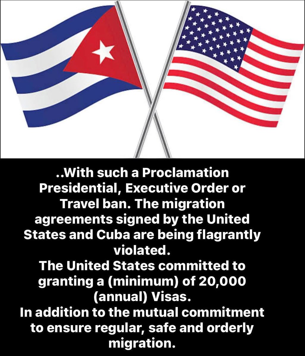 <a href="/POTUS/">President Donald J. Trump</a> <a href="/USEmbCuba/">Embajada de los Estados Unidos en Cuba</a> <a href="/StateDept/">Department of State</a> <a href="/SecRubio/">Secretary Marco Rubio</a> <a href="/marcorubio/">Marco Rubio</a> <a href="/washingtonpost/">The Washington Post</a> <a href="/WhiteHouse/">The White House</a> <a href="/RepPettersen/">U.S. Rep. Brittany Pettersen</a> <a href="/RepMariaSalazar/">Rep. María Elvira Salazar</a> <a href="/RepCarlos/">Rep. Carlos A. Gimenez</a> <a href="/MarioDB/">Mario Díaz-Balart</a> <a href="/UniNoticias/">Univision Noticias</a> <a href="/Univision23/">Univision 23 Miami</a> <a href="/Univision/">Univision</a> <a href="/Telemundo51/">Telemundo51</a> <a href="/TelemundoNews/">Noticias Telemundo</a> <a href="/Telemundo/">Telemundo</a> <a href="/CiberCuba/">CiberCuba - Noticias de Cuba 🇨🇺</a>