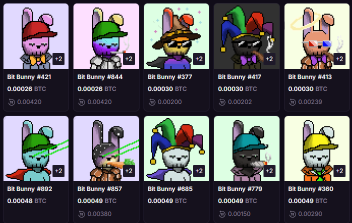 We just updated the collection so that it shows on-chain data! Bit Bunnys are back and we have a surprise!

Stay hopping mfers!
magiceden.io/ordinals/marke…