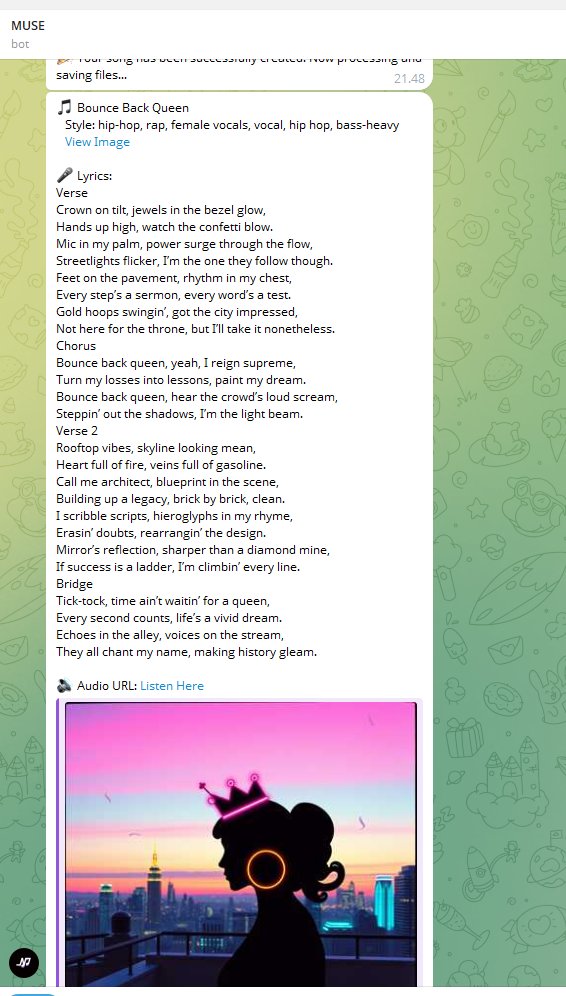 insnang's tweet photo. tried telegram bot and it works to produce very good songs, you should try it 
https://t.co/AUNq9kV9zf https://t.co/HrETv5h4mB