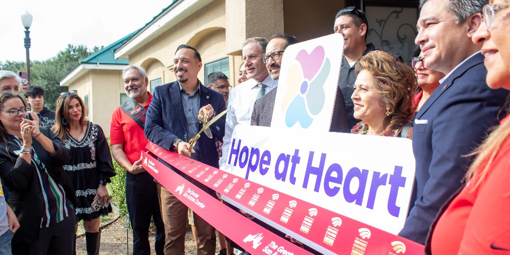 WeTalkStrategy's tweet photo. Proud to support the Hope at Heart Foundation as they continue uplifting families facing childhood cancer. 💛

Our team was grateful to partner on their recent rebrand.
Congrats to Jason Massiatte and the entire team on the ribbon-cutting milestone. https://t.co/zanseNrXmO