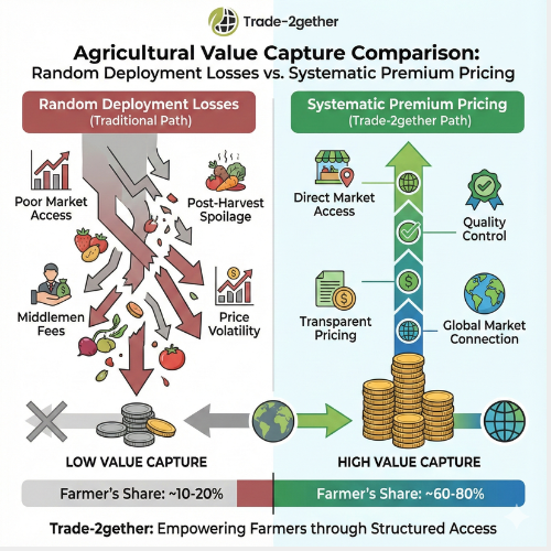2getherTrade's tweet photo. Agricultural AI adoption rates: • Random tool deployment: 10-20% success • Systematic business intelligence architecture: 90% success
Here’s the methodology difference that matters 🧵🌾 https://t.co/JAVp2smanD