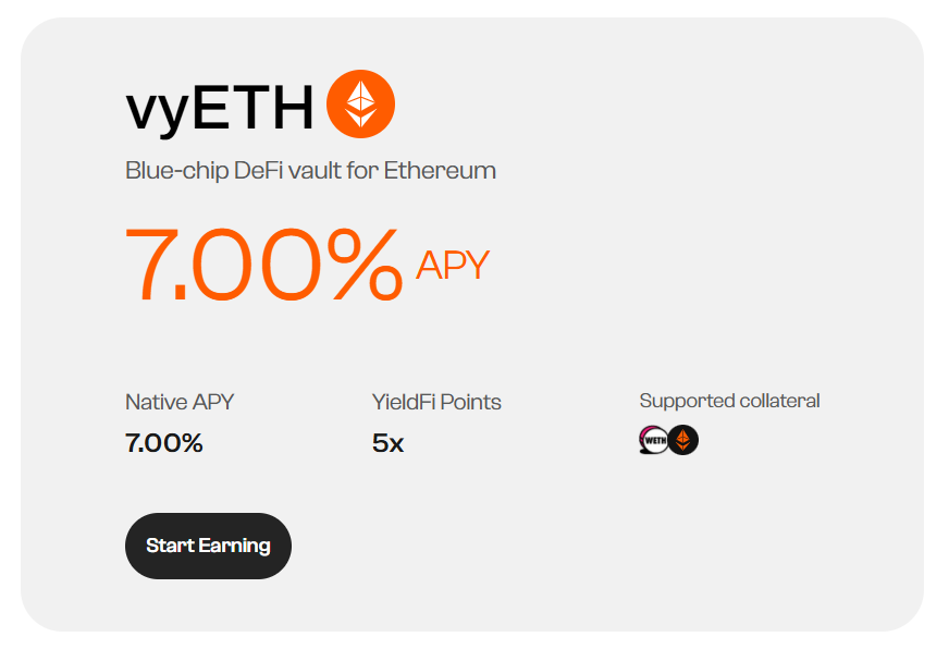 7% APY on ETH🚨

If you plan to accumulate ETH for the next bulla, might be the best to put it to work on YieldFi and earn some very juicy yields(one of the highest across industry)

Yields that make you wet💦💦