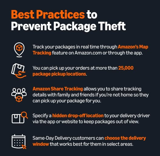PoliceSherman's tweet photo. Here are some Amazon recommendations to safeguard against "porch pirates" this holiday season. https://t.co/VjavHLUosT