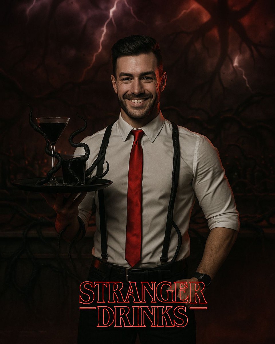 pepperdrinks's tweet image. Hoje atravessamos para o outro lado.
Nosso escritório virou Hawkins, os eventos ganharam névoa e cada drink parece ter saído direto do Mundo Invertido.
Prepare-se: o portal abriu… e o Stranger Drinks tomou conta. 🌫️⚡️

#coquetelaria #eventosbrasil #marketingcriativo