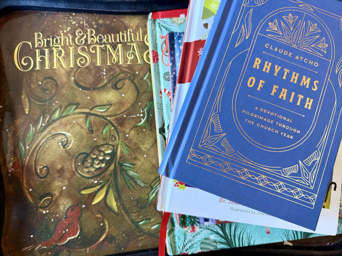 HootenWilson's tweet photo. I love @ClaudeAtcho ‘s new book—Rhythms of Faith. Every family should have this book on their dining room table to weekly center them in Christ’s time. Start at Advent, the Christian new year! https://t.co/0WUqPoFRnu