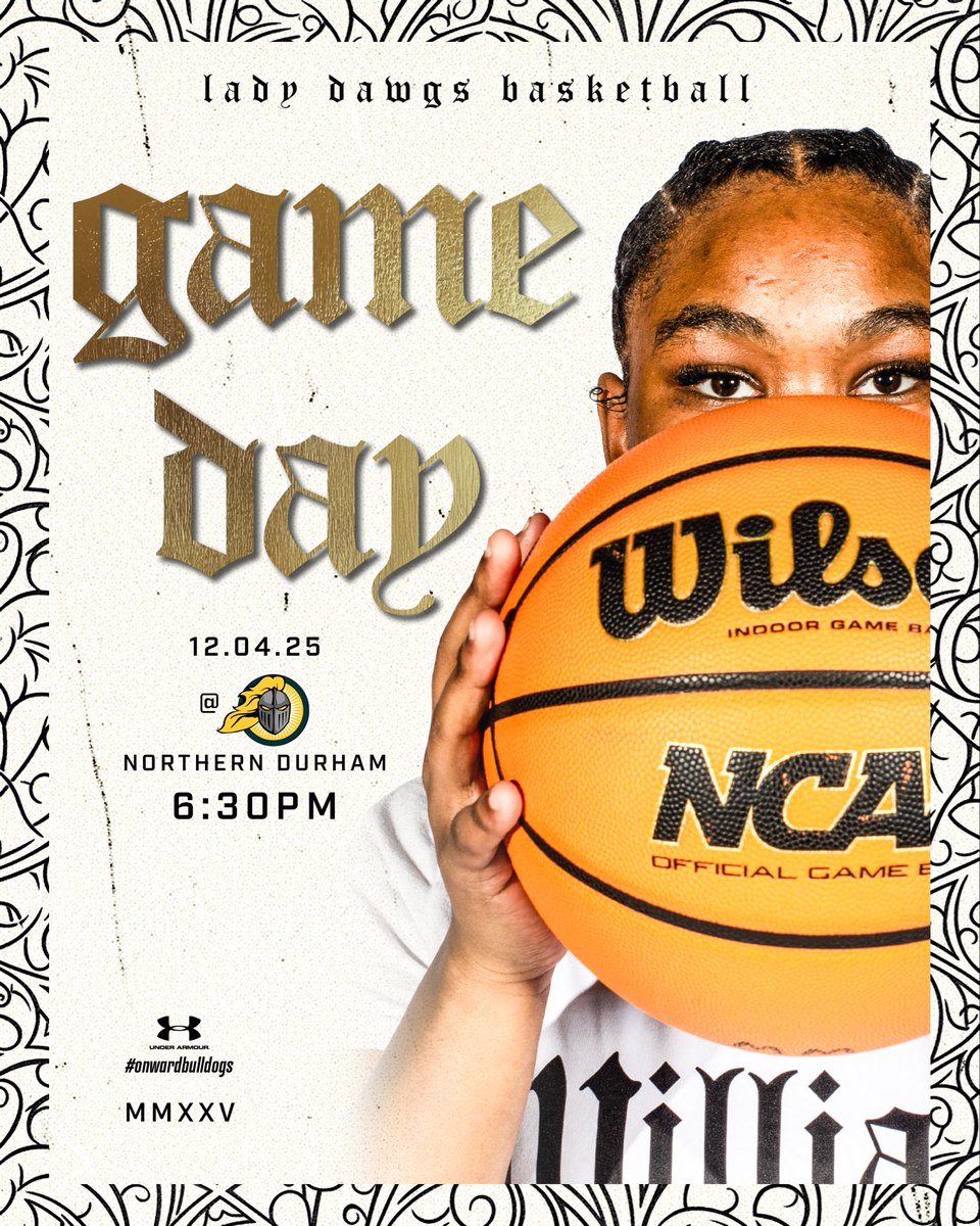 The undefeated Lady Dawgs travel to N. Durham tonight to try and extend the win streak. JV boys at 5:00 / Lady Dawgs at 6:30 / V. Boys at 8:00.  Come out and support the Bulldogs!!  #GoLadyDawgs  🏀  #Together