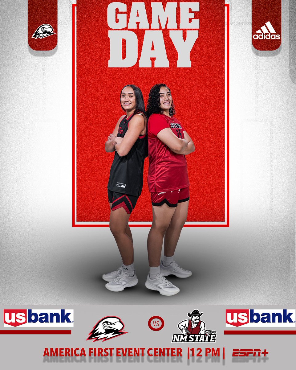 Early Birds gets the worm, Let’s Go 🔥

🆚 : New Mexico State
📍 : America First Event Center
⏰ : 12:00 MT
📺 : tinyurl.com/4v7hjfbk
📊 : tinyurl.com/mr9ypbkh
🤝 : US BANK

#TBirdNation ⚡️ #RaiseTheHammer