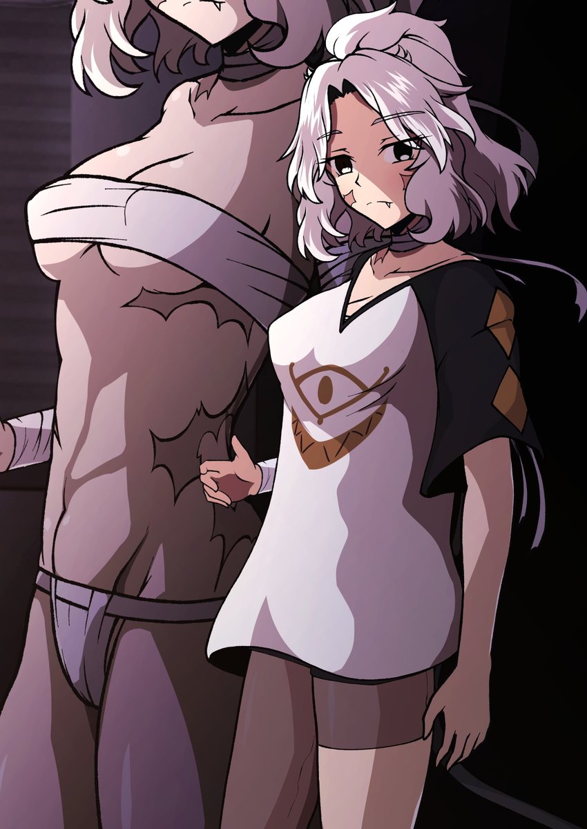 pixivリクエスト:らくがきプラン  その663
内容「I'd like to request a female version of my OC, Sam.」 